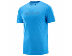 Camiseta Salomon Agile Graphic Tee Azul