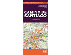 Mapa Camino de Santiago- Mapa de la ruta a pie y en bici