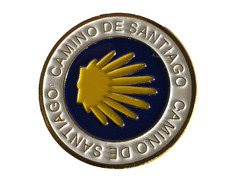 Pin Estrella Camino de Santiago Redonda