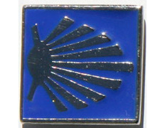 Pin Estrella del Camino Metal
