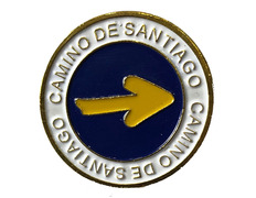 Pin flecha Camino de Santiago redondo Grande