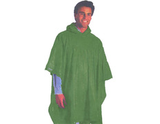 Poncho PVC lateral abierto Verde oscuro