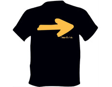 Camiseta Flecha Camino de Santiago Negra