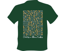 Camiseta Pueblos Camino de Santiago Verde