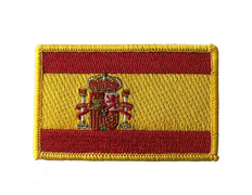 Parche bordado Bandera de España grande