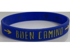 Pulsera Silicona Buen Camino Flechas y Estrellas Pequeñas