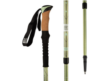 Bastón aluminio Elementerre Tramp 3.0 Verde kaki