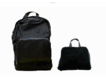 Bolso Mochila Tela MyL Negro