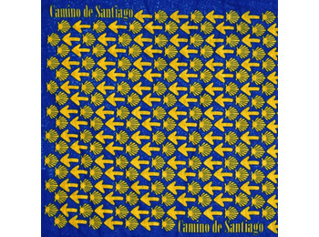 Braga De Cuello Camino De Santiago Flechas Y Estrellas MyL Azul