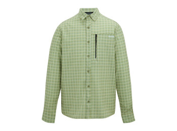 Camisa Regatta Anti-insectos Travel Light Cuadros Verde