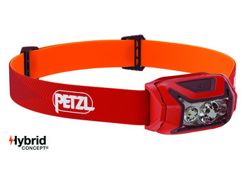 Frontal Petzl Actik 450 lumens Rojo