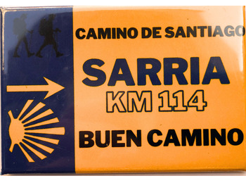 Imán Buen Camino Sarria Km 114