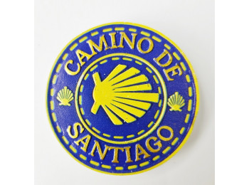 Imán Resina Estrella Redondo Camino De Santiago MyL