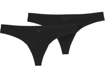 Pack 2 tangas Puma algodón Negro