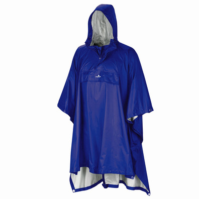 Poncho Ferrino Todomodo Ripstop Azul