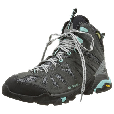 Bota Merrell Capra Mid GTX W Kaki/Negro