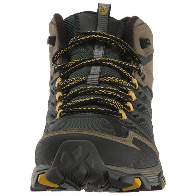 Bota Merrell Moab FST Ice Thermo Verde/Oliva/Amarillo