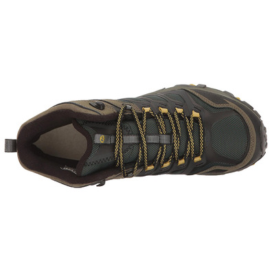 Bota Merrell Moab FST Ice Thermo Verde/Oliva/Amarillo