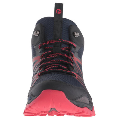 Bota Merrell Capra Rise Mid WTPF Marino/Rojo