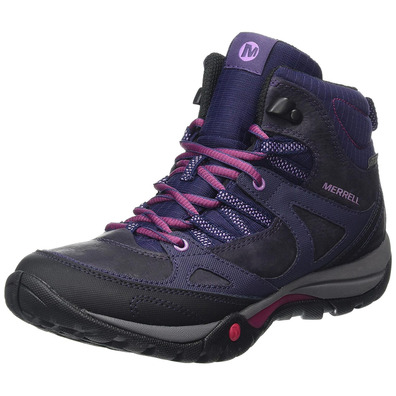 Bota Merrell Azura Lapis Mid WTPF W Ciruela/Fucsia