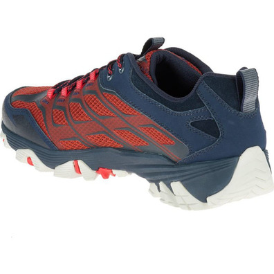 Zapato Merrell Moab Fst GTX Marino/Rojo