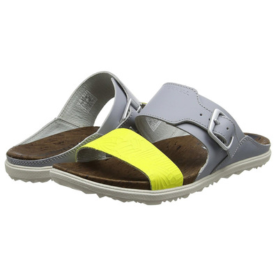 Sandalia Merrell Around Town Slide W Gris/Amarillo