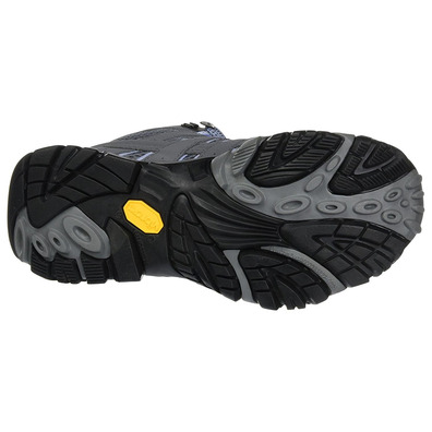 Bota Merrell Moab 2 Mid GTX W Gris Azulado