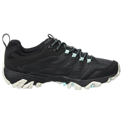 Zapato Merrell Moab Fst GTX W Negro/Turquesa