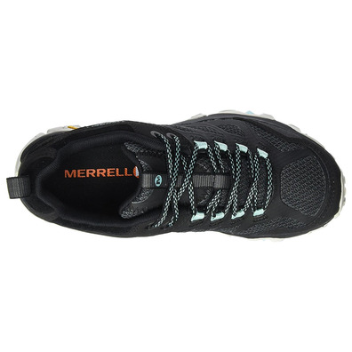 Zapato Merrell Moab Fst GTX W Negro/Turquesa