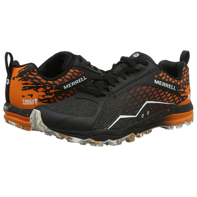 Zapatilla Merrell All Out Crush Tough Mudder Negro/Naranja