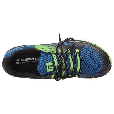 Zapatilla Merrell All Out Charge Azul/Verde