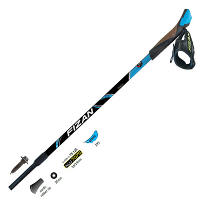 Pareja de bastones Fizan Nordic Walking Speed Azul