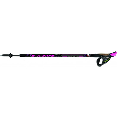 Pareja de bastones Fizan Nordic Walking Speed Rosa fucsia