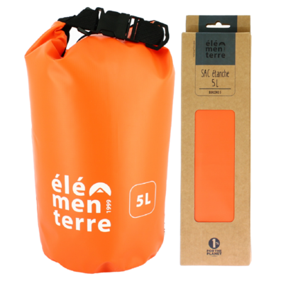 Bolsa De Lona Impermeable Elementerre Buckeno 5l Naranja
