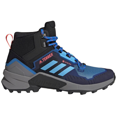 Bota Adidas Terrex Swift R3 Mid GTX Azul/Negro