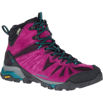 Bota Merrell Capra Mid GTX W Fucsia