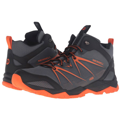 Botas Merrell Capra Rise Mid WTPF Gris/Naranja