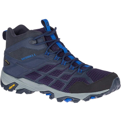 Bota Merrell Moab FST 2 Mid GTX Azul