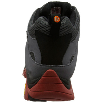 Botas Merrell Moab Mid GTX Gris/Negro/Rojo