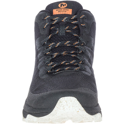 Bota Merrell Moab Speed Mid GTX Negro/Naranja