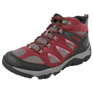 Botas Merrell Outmost Mid GTX W Morado/Negro