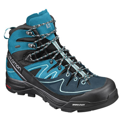 Bota Salomon X Alp Mid LTR GTX W Azul/Negro