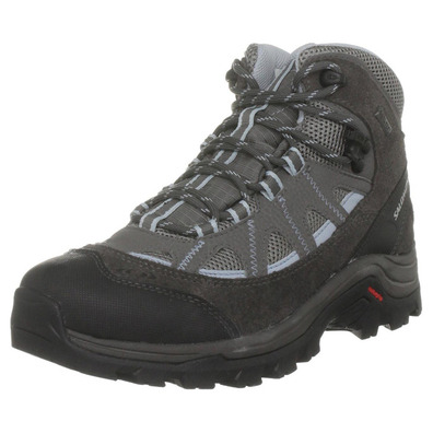 Bota Salomon Authentic Goretex W Gris/Azul/negro