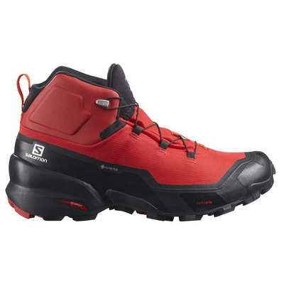 Bota Salomon Cross Hike Mid GTX Negro/Rojo