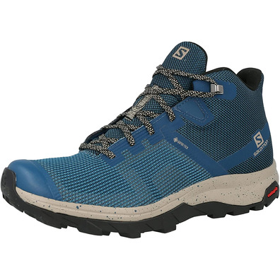 Bota Salomon Outline Prism Mid GTX Azul