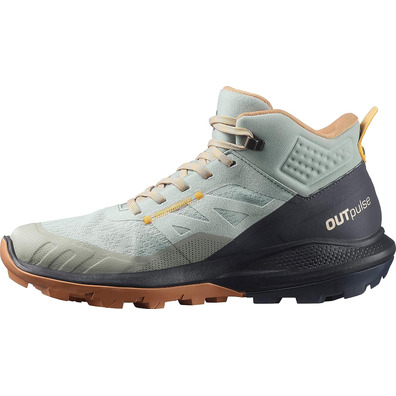 Bota Salomon Outpulse Mid GTX W GRis/Crema