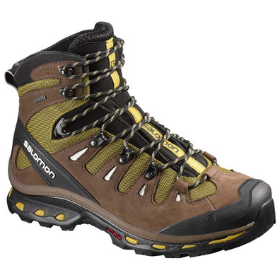 Bota Salomon Quest 4D 2 GTX Marrón/Amarillo/Negro