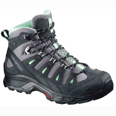 Bota Salomon Quest Prime GTX W Negro/Gris/Verde