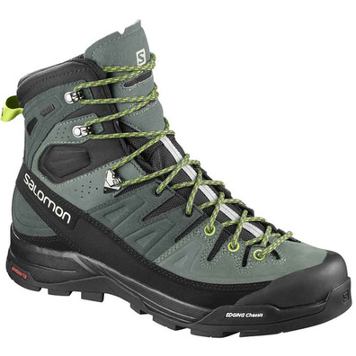 Bota Salomon X Alp High LTR GTX Verde/Negro