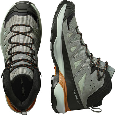 Bota Salomon X Ultra 360 LTR Mid GTX Gris/Negro